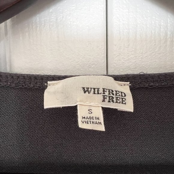 Aritzia Wilfred Free - Reposa Long Sleeve Top - Dark Grey - S - Picture 2 of 3